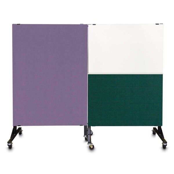 Enclosed Corkboard, 3 Door, 96"x48", 4" Fra, UV3427-BRONZE-BUFF
